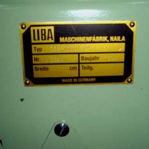 Used Pre-owned Liba Type 23E-1100/30 sold by D&S International Warp Knitting Spare Parts and Machinery