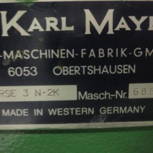 Used Pre-owned Karl Mayer RSE3N-2K sold by D&S International Warp Knitting Spare Parts and Machinery
