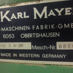 Used Pre-owned Karl Mayer RSE3N-2K sold by D&S International Warp Knitting Spare Parts and Machinery