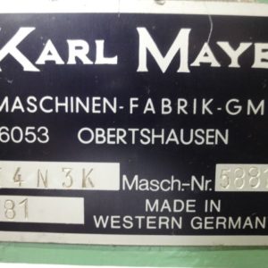 Used Pre-owned Karl Mayer RSE4N-3K sold by D&S International Warp Knitting Spare Parts and Machinery