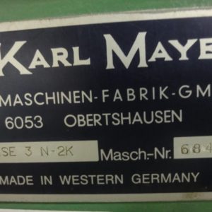 Used Pre-owned Karl Mayer RSE3N-2K sold by D&S International Warp Knitting Spare Parts and Machinery