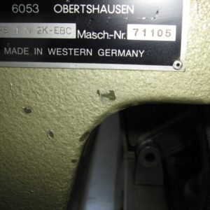 Used Pre-owned Karl Mayer RS4N-2K EBC/EAC sold by D&S International Warp Knitting Spare Parts and Machinery