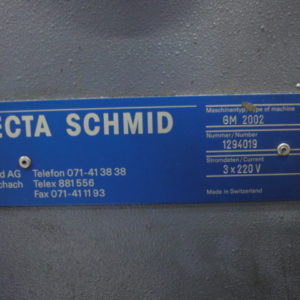 Used Pre-owned Perfecta Winder GM2002 sold by D&S International Warp Knitting Spare Parts and Machinery