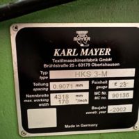 Used Pre-owned Karl Mayer HKS3M sold by D&S International Warp Knitting Spare Parts and Machinery